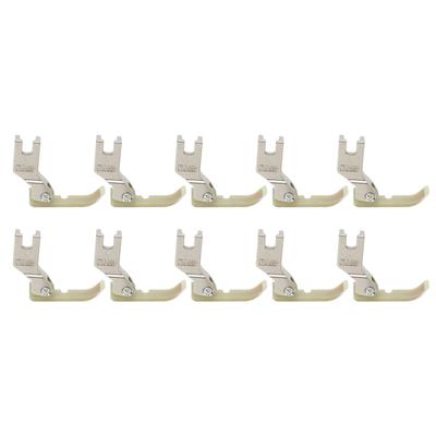 10 piezas Pie prensatelas para máquina de coser industrial para T36N Acero inoxidable Plástico Portátil