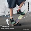 Baskets basses antidérapantes absorbant les chocs Li Ning Série CF Su Yu 3 SS pour homme Noir Vert AGLU063-2