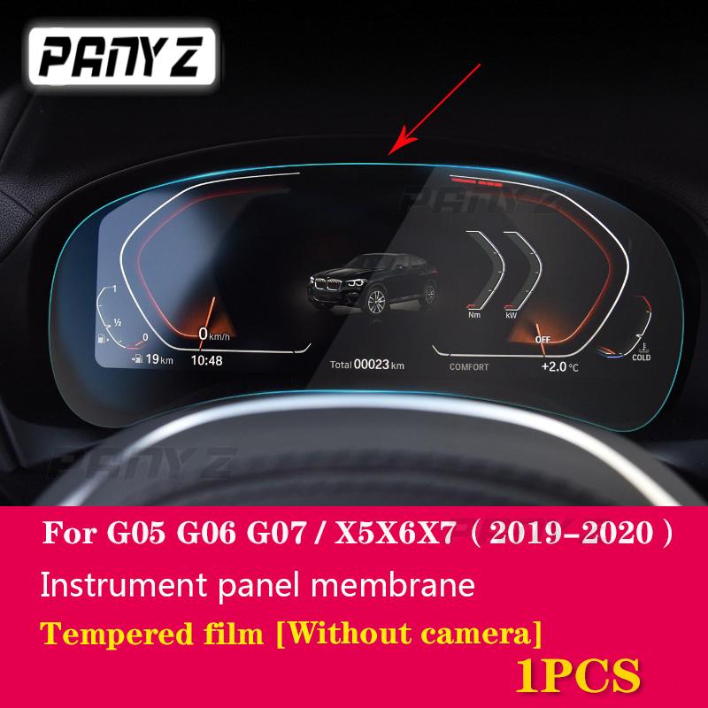 For BMW G05 G06 G07 X5X6X7 -2022Car interior Instrument panel membrane LCD screen Tempered glass protective film