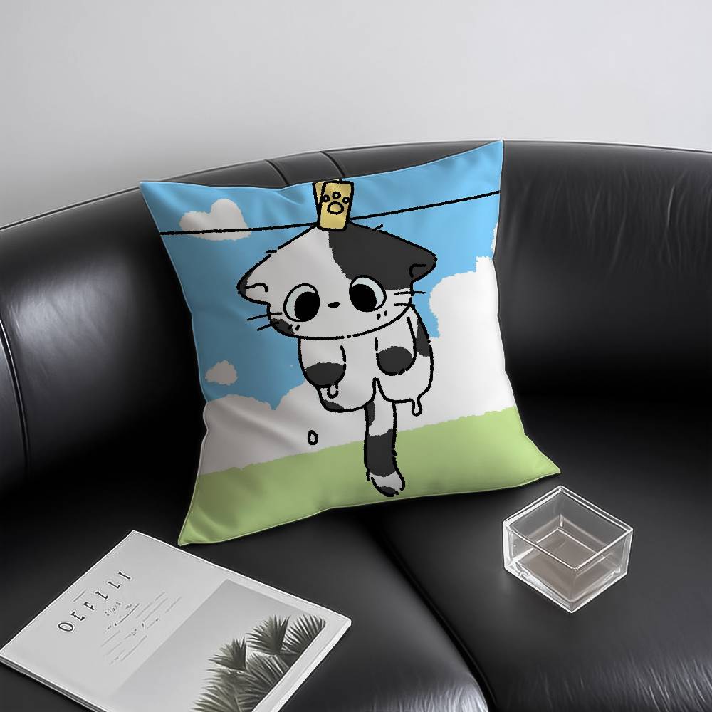 Niedlicher R-res-trainierter Tier-Anime Kwaii Kissenbezug Milbenabweisend Unsichtbarer Reißverschluss Sofa Bett