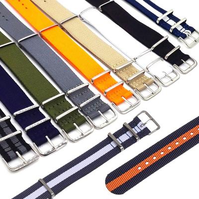 18 20 22 mm langlebiges verstellbares Sport Loop-Armband Ersatzarmband aus Nylongewebe