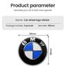Car Sticker High Quality 56mm 60mm Polished Wheel Center Stickers Strong Adhesive No Residue Hub Caps Badge Decals For BMW