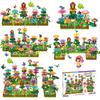 Diy Mosaic Garden Educational Variety Building Block Flower Toys, Intellectual Flower Arrangement Play Girl Set