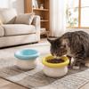 Ceramic Pet High Foot Bowl Large Capacity Pet Food Bowl Durable Dog Food Feeder For Dogs Cats