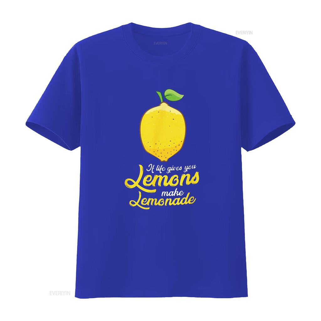 If Life Gives You Lemons Make Lemonade T Shirt vintage Washed designer clothes Unisex Soft streetwear graphic Versatile Casual