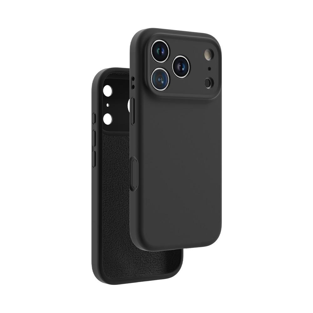 Applicable to iPhone17Pro liquid silicone mobile phone case Apple 17air magnetic suction integrated camera button case