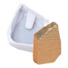 Egyptian Stone Sculpture Silicone Vase Molds for Epoxy Resin Flower Vase Gypsum Silicone Molds for Flower Arrangement X3UC