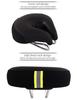 Poilee Bicycle Shock Ergonomic Comfortable for Available for Weekday A038 Saddle, Soft, Absorbing, Design, Cycling, Use, (Black)