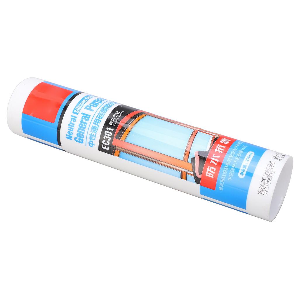 Silicone Sealant Waterproof Shock Resistant Transparent Glass Glue for Decoration 270ml
