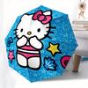 1pc Hello Kitty Summer Fun Umbrella with Plastic Handle,Suitable for All Seasons Home Travel Outdoor UmbrellaSanlio660