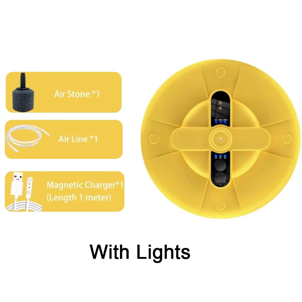 Ultra Quiet Fishing Oxygen Pump Floating Air Bubbler Aerator Fish Tank Air Pump  Indoor Outdoor