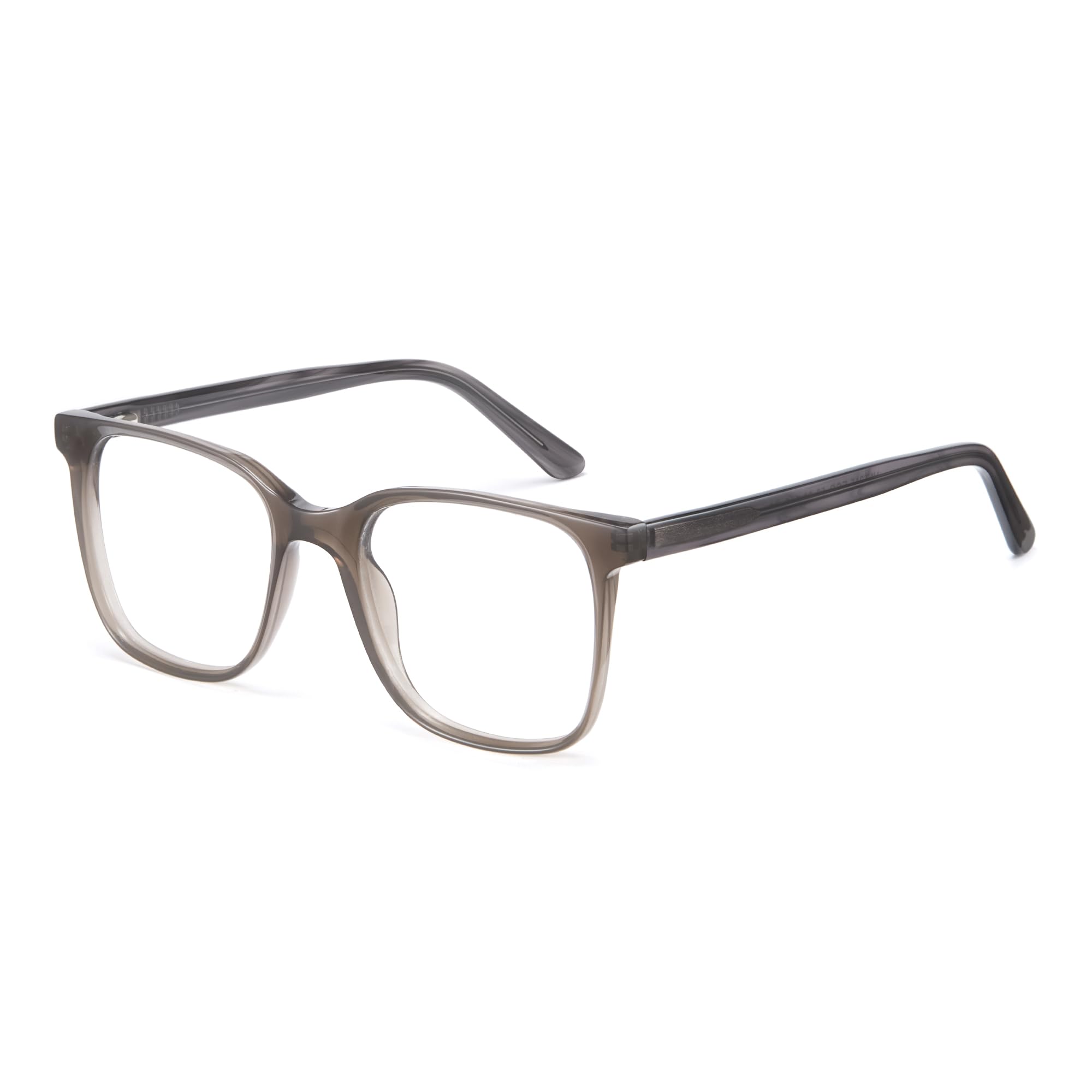 

Cyxus Blue Light Blocking Wellington UV Unisex Brown Glasses, Non-Prescription, Frame, Protection, Stylish, (8148T43, Gray)