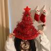 Christmas Hat, Christmas Decoration Hat, Small Christmas Tree, Shooting And Setting Props, Children'S And Adult Headwear