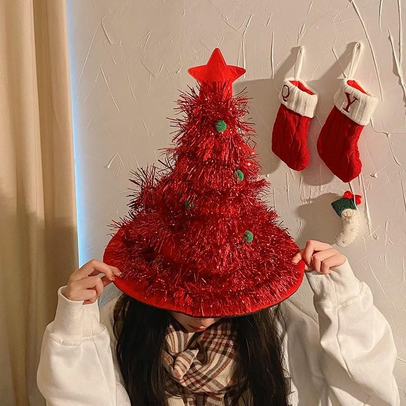 Christmas Hat, Christmas Decoration Hat, Small Christmas Tree, Shooting And Setting Props, Children'S And Adult Headwear