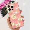Flower Butterfly Women Fashion Back Cover For iPhone 16 Pro 16 Plus 16 Pro Max Phone Funda Transparent Soft TPU Silicone Case