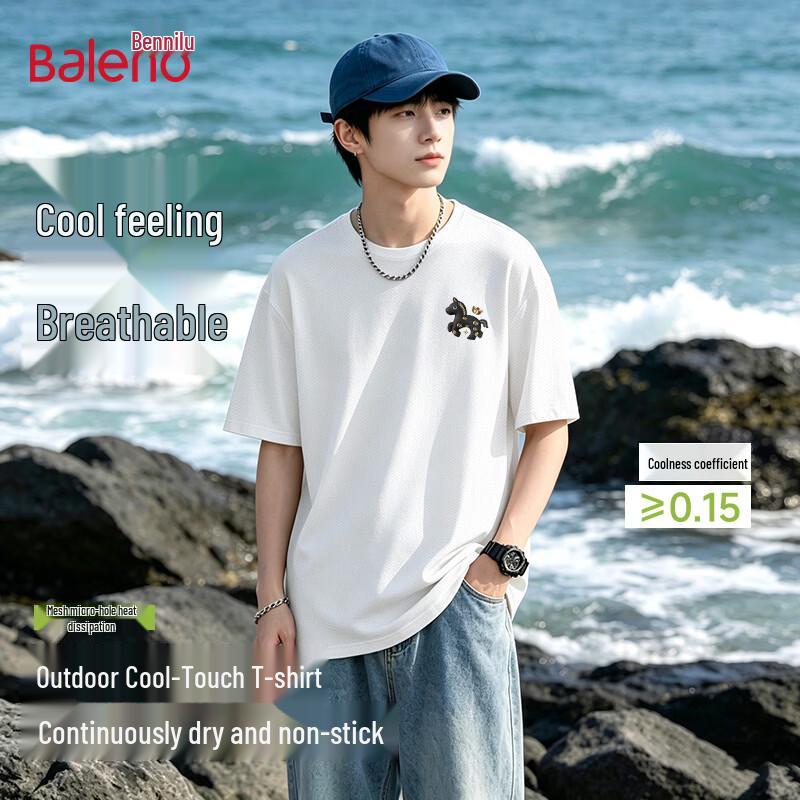 Baleno Men s Ice Silk Mesh Short-Sleeve T-Shirt XL