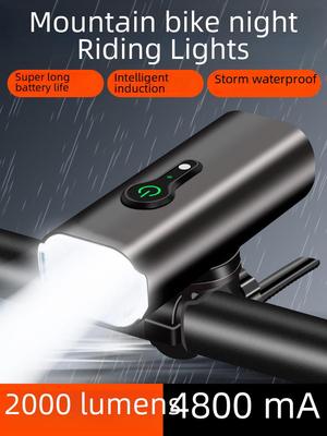 Faro per Bici da Strada e Mountain Bike da 2000 Lumen per la Guida Notturna
