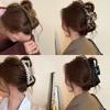 Elegant Bow Hair Clip Retro Imitation Acetate Shark Clip French Style Bun Hair Clip  For Women