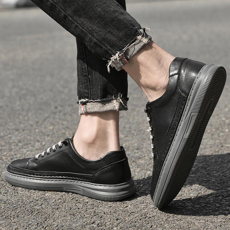 Fashion Genuine leather board shoes fashion minimalist  style Outdoor leisure street Luxury high-quality shoes Spring summer