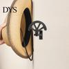 Wooden Hat Rack for Wall Wall-mounted Rack, Retro Style Durable Wood Display Holder, Straw Stand Space-saving Organizer Cowboy Hats And Baseball Caps