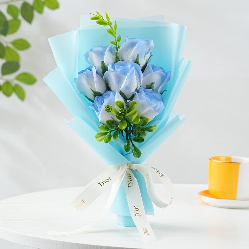 Scented Soap Rose Bouquet: Perfect Gift for Mother's Day, Valentine's, Birthdays - Ideal for Girlfriends, Moms, Besties, Teachers.