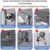 16 In 1 Wrench Tool Set For Faucet Kitchen Bathroom Multi-Purpose Maintenance Pipe Faucet Disassemble Aerator Replace Valve Core