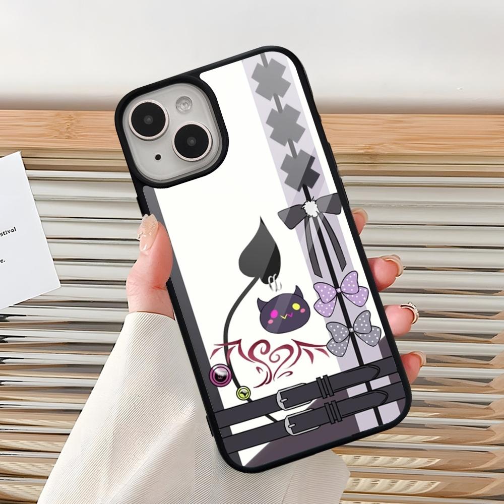 Japanese VTuber AI Girl Phone Case For Iphone 15 Pro Max 14 12 11 13 Mini 16 8 7 Plus X Xs XR PC+TPU Back Cover