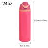 24/32oz Straw Insulated Tumbler with Handle Vacuum Insulated Cup 304 Stainless Steel Vacuum Thermal Insulated Mug for Women Men