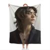 KPOP Inspired Stray Kids Fashion Plush Throw Blanket Soft Flannel for Sofa Couch Bed