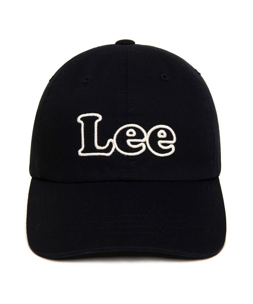 LEE Vintage Logo Cotton Ball Cap Black