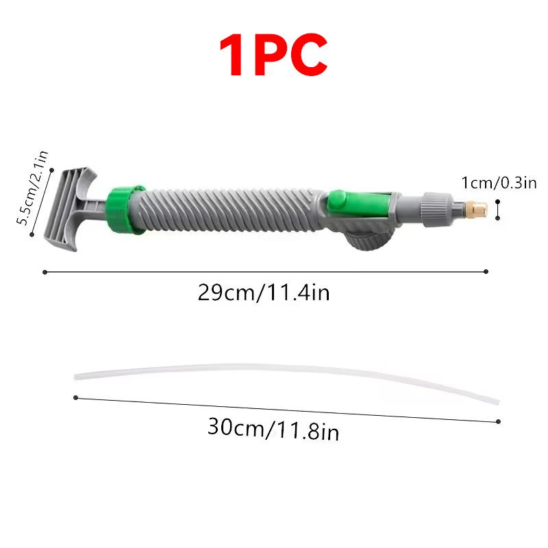 

1pc Handheld High-Pressure Sprayer with Adjustable Nozzle | Non-Electric, Continuous Spray for Garden, pest control, Fertilizers