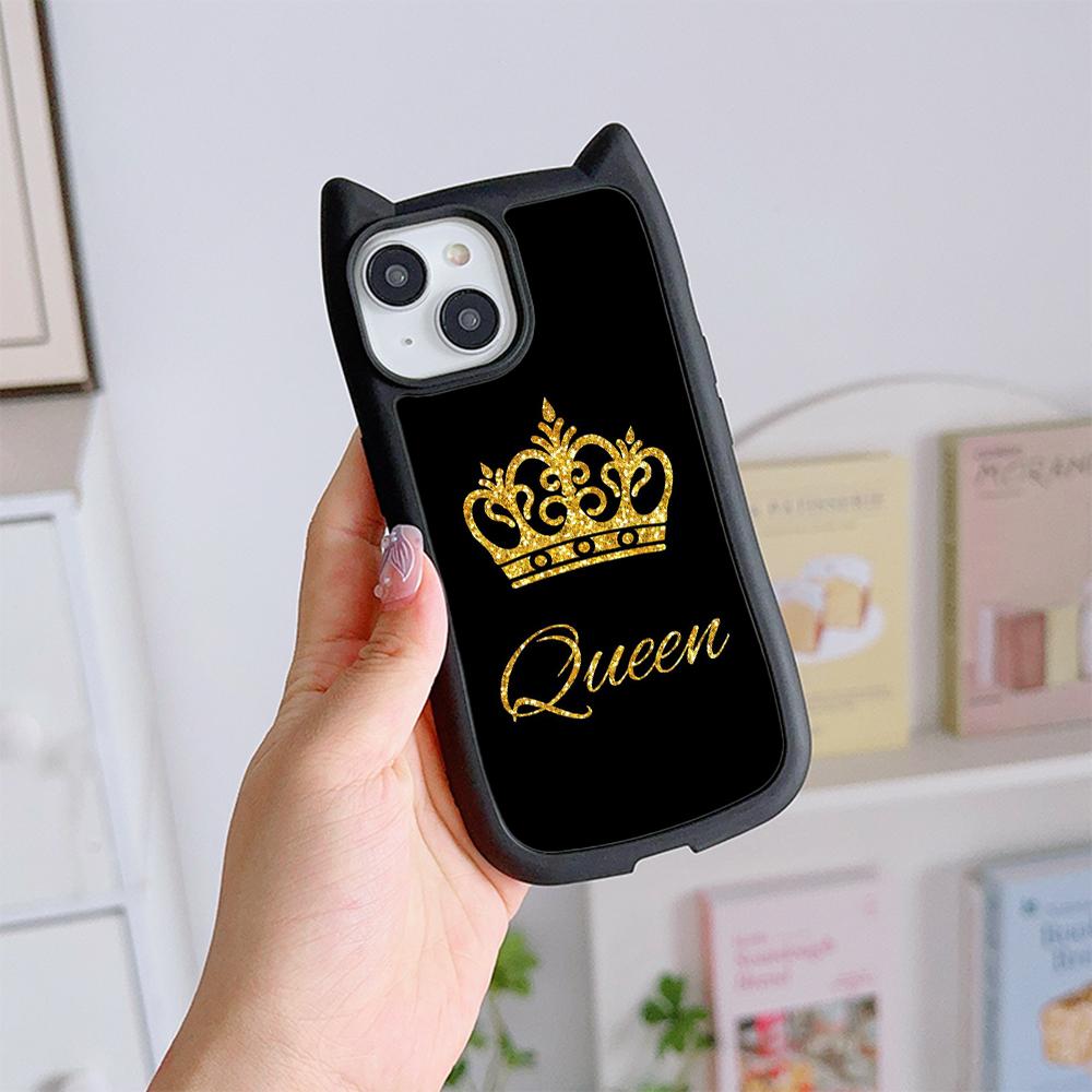 Мягкие чехлы для телефонов с кошачьими ушками для iPhone 16 15 13 12 11 Pro Max 14 Plus — фото 15