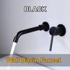 360° Rotation Bathroom Basin Faucet Concealed Wall Mounted Water Tap Single Handle Hot Cold Water Bath Mixer Tap