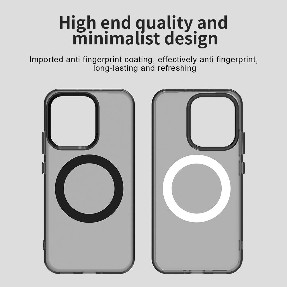 Frosted Clear Candy Color Magnetic Wireless Charging Case For OPPO Reno 15 Pro Max 14 13F12 12Pro Cover Transparent Back Shell