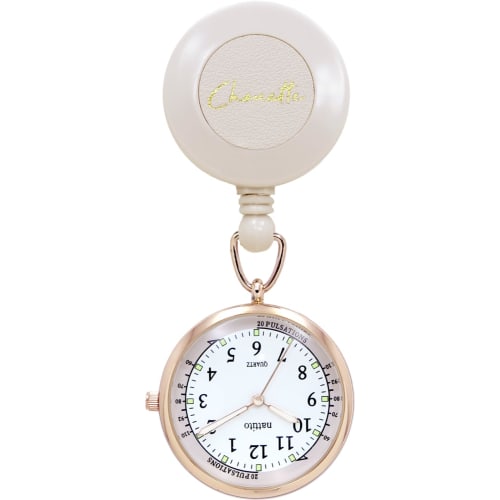 

Полевые женские аналоговые карманные часы с пульсометром, светящиеся Colette, розово-бежевые, ASS154-5