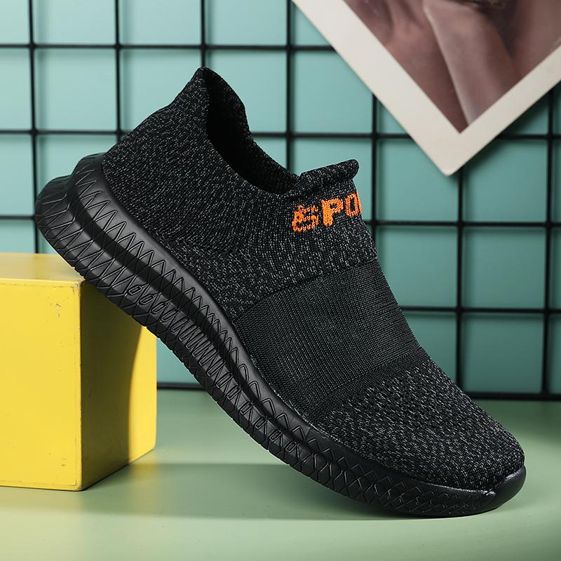 Мужские удобные ультрамягкие и дышащие кроссовки на шнуровке для женщин 44 белый/серый — фото 4