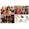 A60ZNYE Photo Booth Props Accessories 36 PCS-Complete Happy New Year Decorations Kit-Wearables Gift Supplies For New Years Party