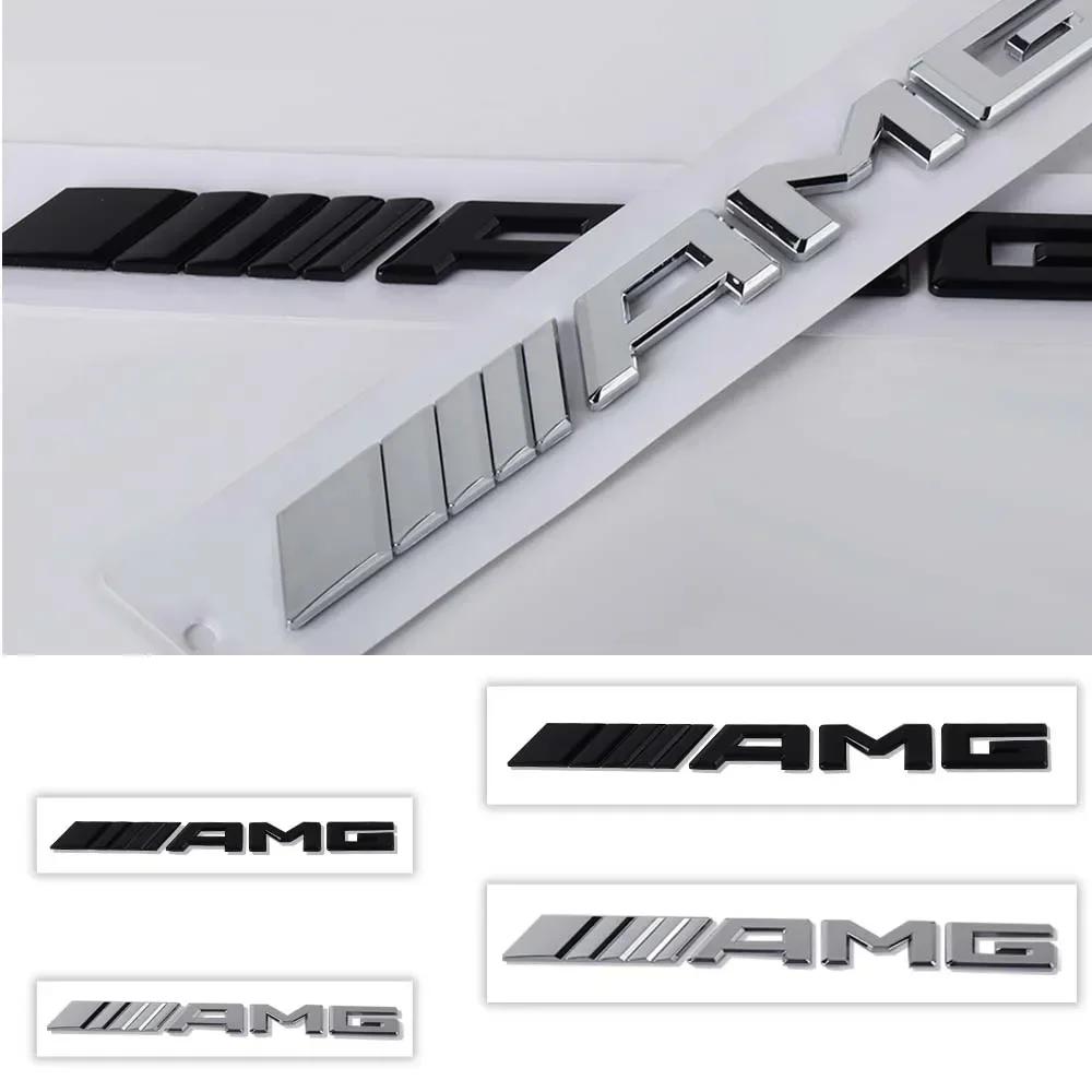 C200 E300 2026 Heiß 3D ABS Auto Heckklappe AMG Logo Abzeichen Aufkleber Buchstaben Aufkleber Auto Zubehör Für Mercedes Benz A B C E G CLA Klasse