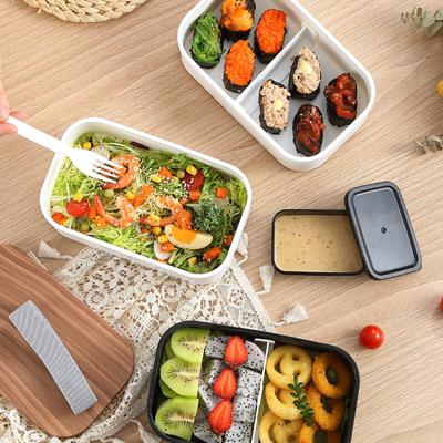 Adult Lunch Box Set Leakproof Microwave Bento Box for Fishing Picnic