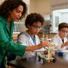 STEM Solar Robot Kit Build Your Own Lunar Rover, Educational Science Toy for Kids To Learn Engineering, Classroom & Home