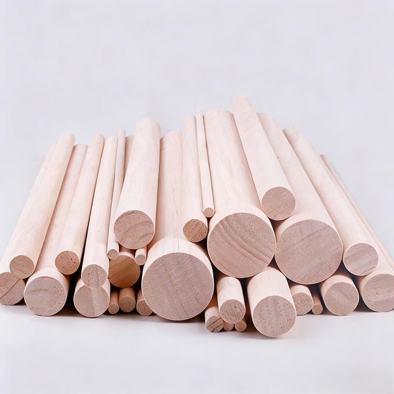 Bastelstäbchen aus massivem Birkenholz
