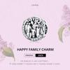 WOSTU 925 Sterling Silver Happy Family Charm Round Bead Female Fit Original DIY Bracelet Jewelry Gift