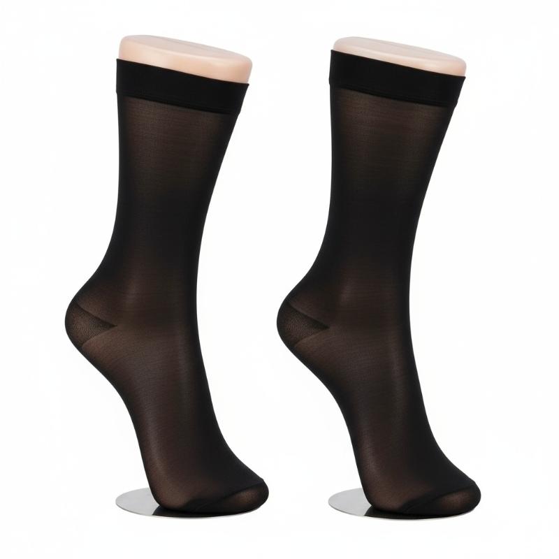 Realistic Female Foot Model Magnetic Bottom Mannequin Leg Shop Exhibition Display Tool for Socks Ankle Bracelets Jewelry