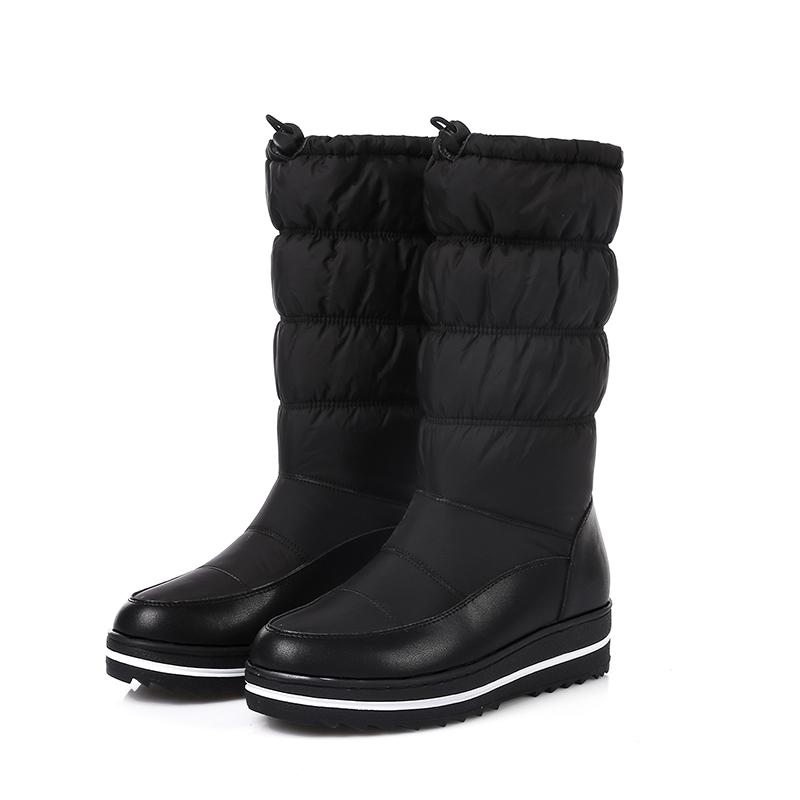 Women's snow boots winter warm and comfortable non-slip long-staple shoes large size casual cotton shoes