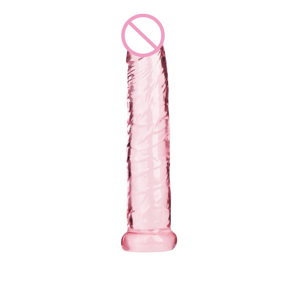 7.48" Transparent Dildos Penis for Women Erotic Anal Sex Toys Soft Clitori Vaginal Stimulation Masturbators Prostate Massager