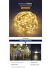LED Solar Starry Sky String Lights - Copper Wire, Outdoor, Low Voltage, Perfect for Festive Garden Decoration