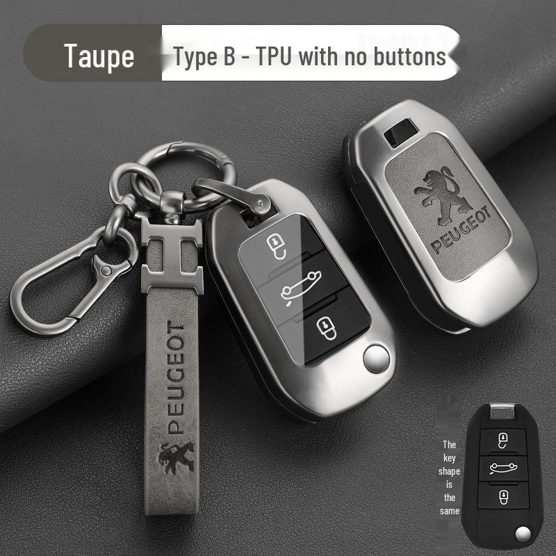 Zinc Alloy Key Cover for Dongfeng Peugeot: Fits 308, 301, 408X, 308S, 3008, 2008, 508 Models