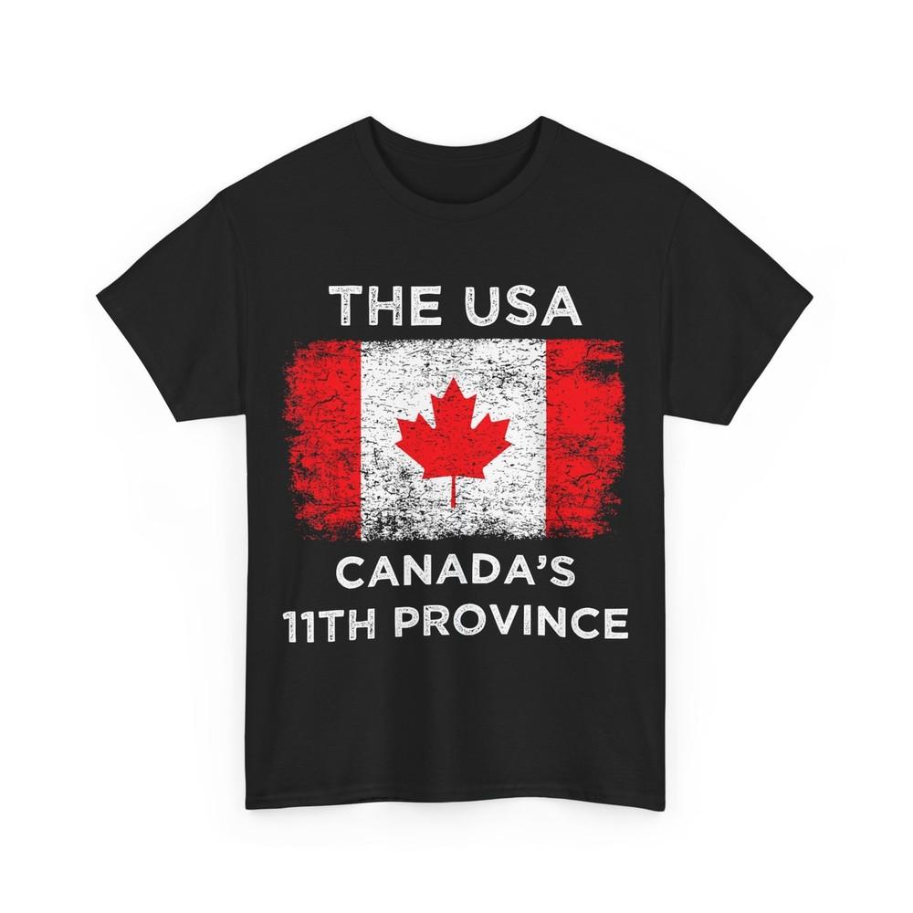 The USA Canada’s 11th Province Funny T-Shirt Unisex T-Shirt S