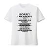 Mens Sorry I Am Already Taken By A Freaking Awesome Guy April T Shirt White Medium Vintage Washed Stretched Designer Clothes
