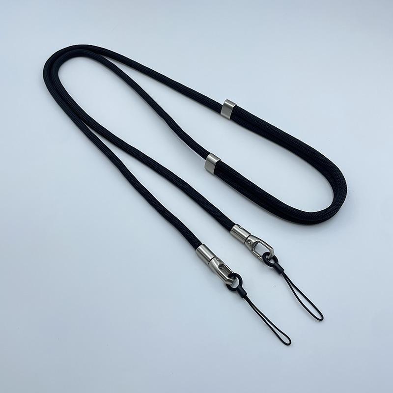 Length 160cm Phone Lanyard Adjustable Detachable Neck Cord Crossbody Strap Carabiner Pendant Card Key for iPhone 17 Pro Max 16
